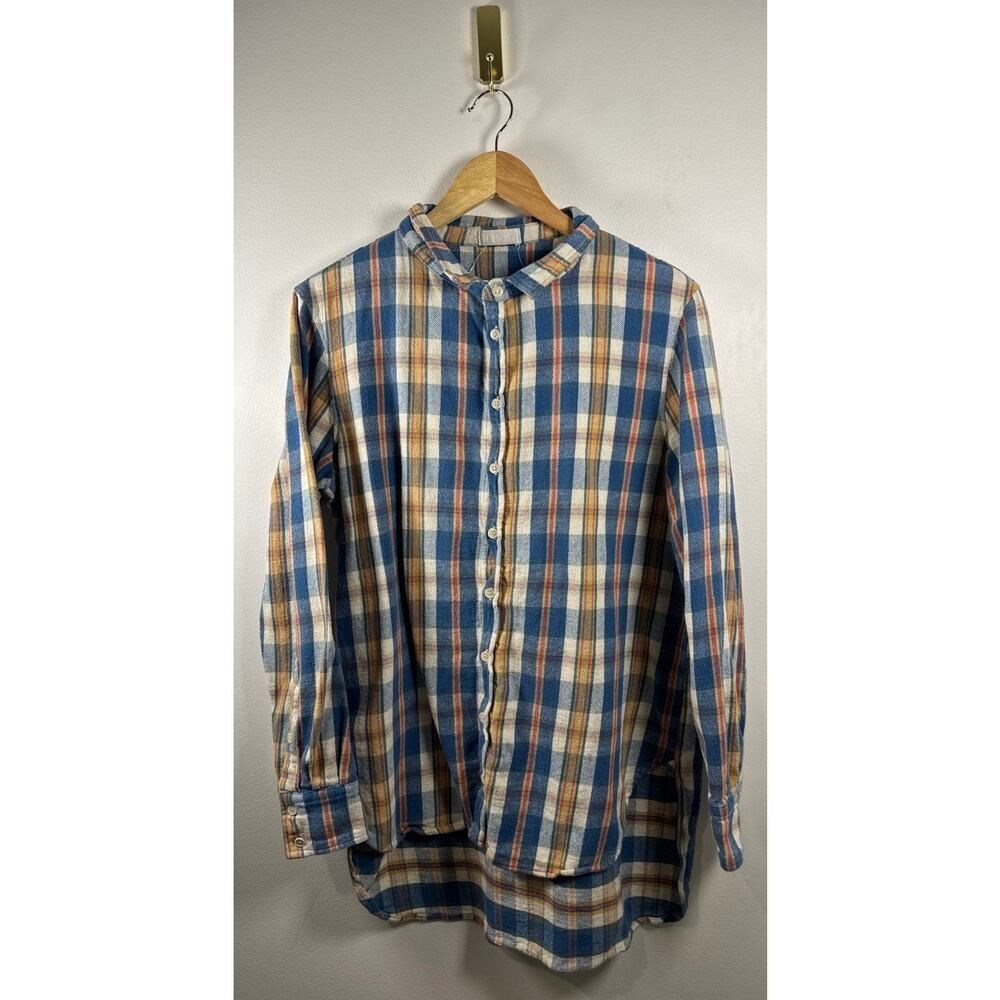 CP Shades 100% Cotton Flannel Button-up Top, Size, Large